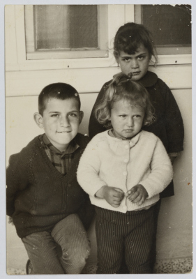 Ziad Yousef and His Sisters, Amman, 1969-1970