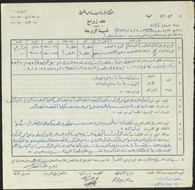 The Marriage Contract of Ma