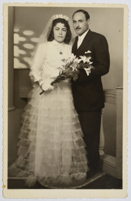 Mohammad Abdel-Majid and Fahmeyyeh Arouri, Ramallah, 1959
