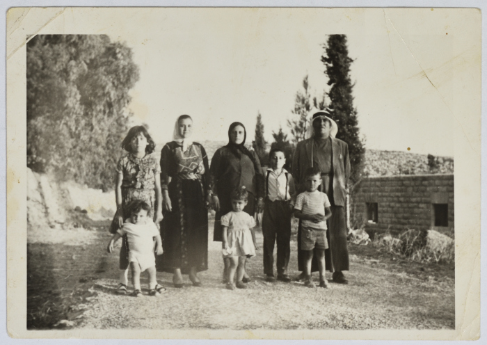 The Family of Abdel-Aziz ar-Rimawi with the Family of Yousef Abdel-Fattah, Barham, 1966