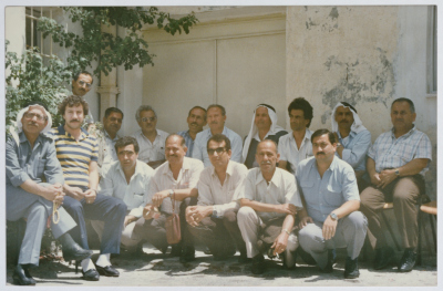 A Sit-In by the President and Members of the UNRWA Workers Union, June 1989