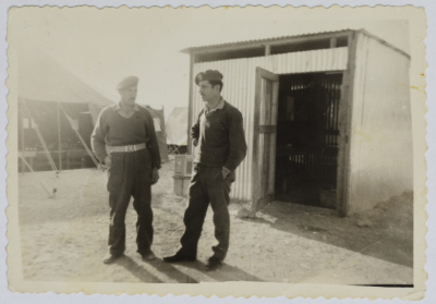 Two Soldiers in the Jordanian Army Engineering Corps, Jordan, 1958-1959