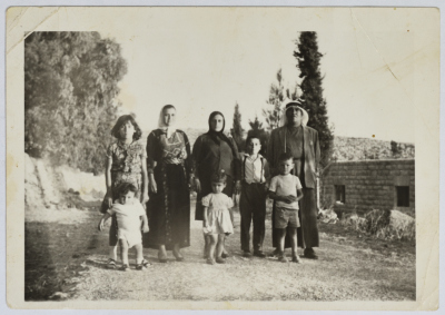 The Family of Abdel-Aziz ar-Rimawi with the Family of Yousef Abdel-Fattah, Barham, 1966