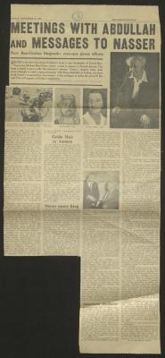 A Clipping from the Jerusalem Post, 28 September 1966