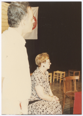 Felicia Langer Participating in Shaheed Omar al-Qasim