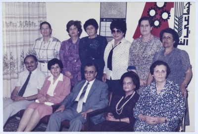 Members of the General Union of Charitable Societies in Jerusalem, 1986 