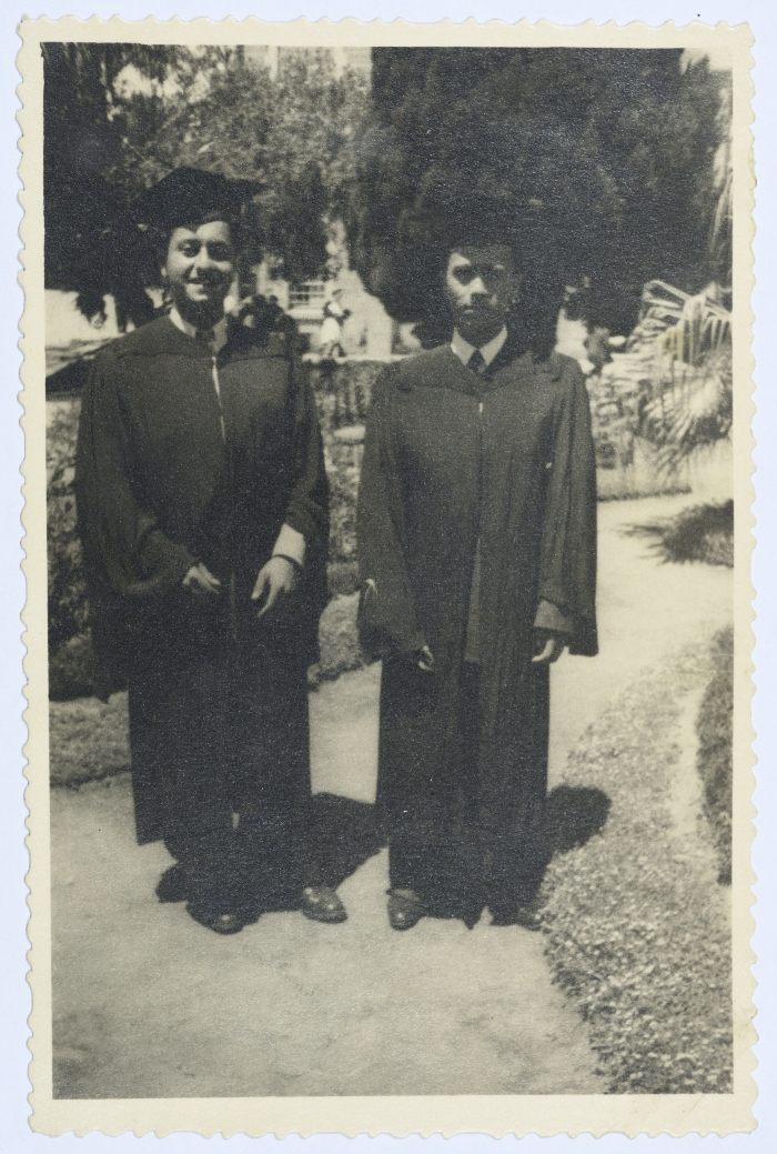 Amin al-Khatib at his Graduation Ceremony from the American University of Beirut 
