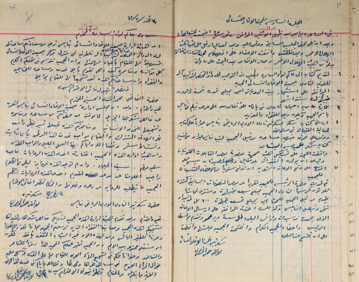  محاضر اجتماع الهيئة الإدارية لجمعية الاتحاد النسائي العربي، نابلس، 1945 - 1953