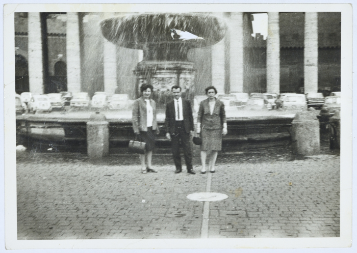 Amin al-Khatib at Saint Peter's Square During an International Social Conference