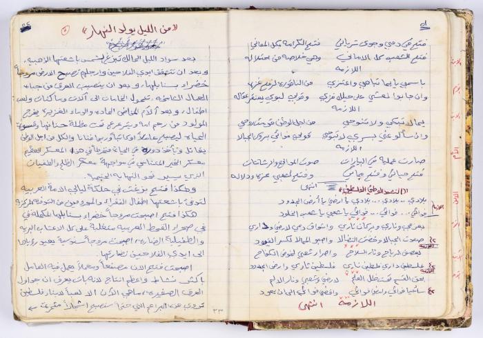 A collection of poems written and compiled by Omar Saleh Al Barghouthi when he was in prison