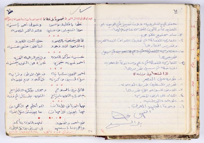 A collection of poems written and compiled by Omar Saleh Al Barghouthi when he was in prison