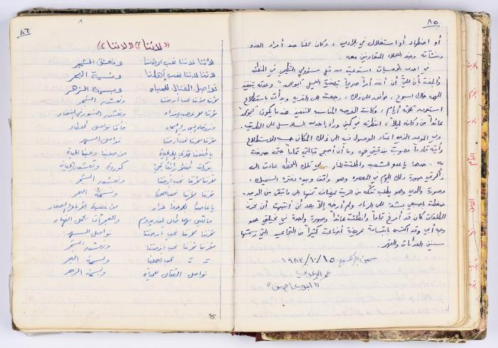 A collection of poems written and compiled by Omar Saleh Al Barghouthi when he was in prison