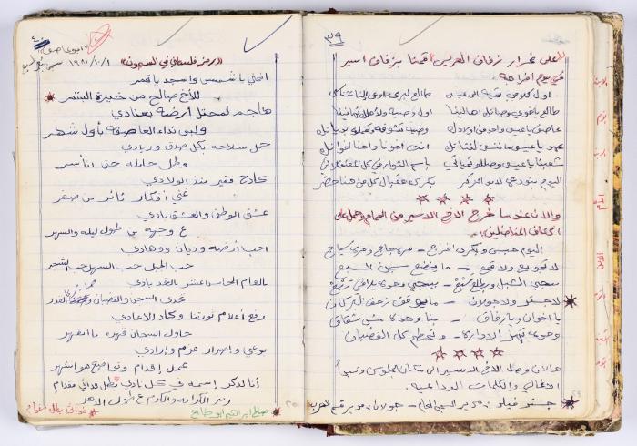 A collection of poems written and compiled by Omar Saleh Al Barghouthi when he was in prison