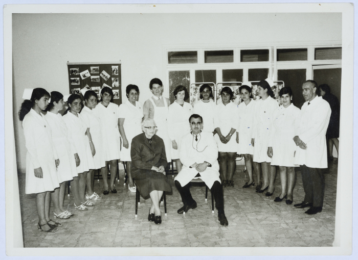 امين الخطيب  ومرام السكسك في الملجأ الخيري الارثوذكسي في العيزرية