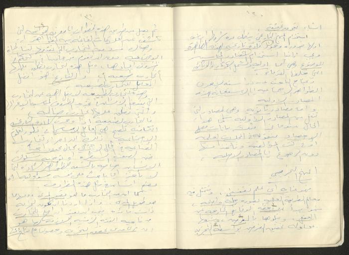 دفتر محاضرات ماجدة المصري، 1960 - 70 