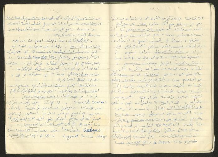 دفتر محاضرات ماجدة المصري، 1960 - 70 
