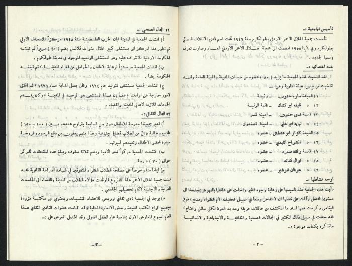 The annual report of 1979 - The Jordanian Red Crescent Society in Tulkarem