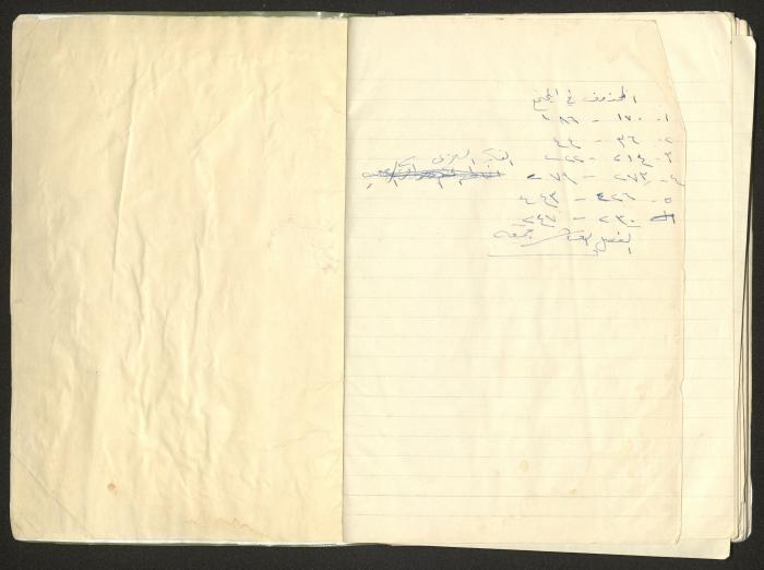دفتر محاضرات ماجدة المصري، 1960 - 70 