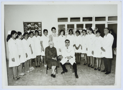 امين الخطيب  ومرام السكسك في الملجأ الخيري الارثوذكسي في العيزرية