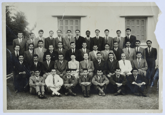 Amin al-Khatib with Friends at the American University of Beirut 