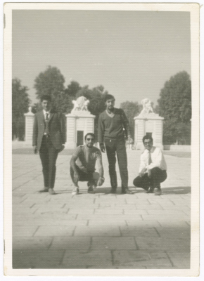 Mustafa Mahmoud al-Qasim with His Friends, Spain, 25 October 1970