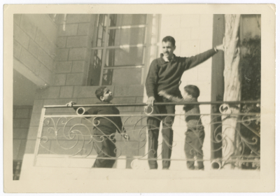 Khaled al-Qasim at al-Rawda School, Jerusalem, the 1970s 