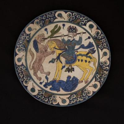 Armenian ceramics plate production of Joint Workshop - Jerusalem, 1921–1948