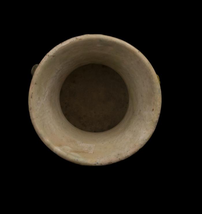 Armenian ceramic vase produced by the Joint Workshop, Jerusalem, 1921-1948