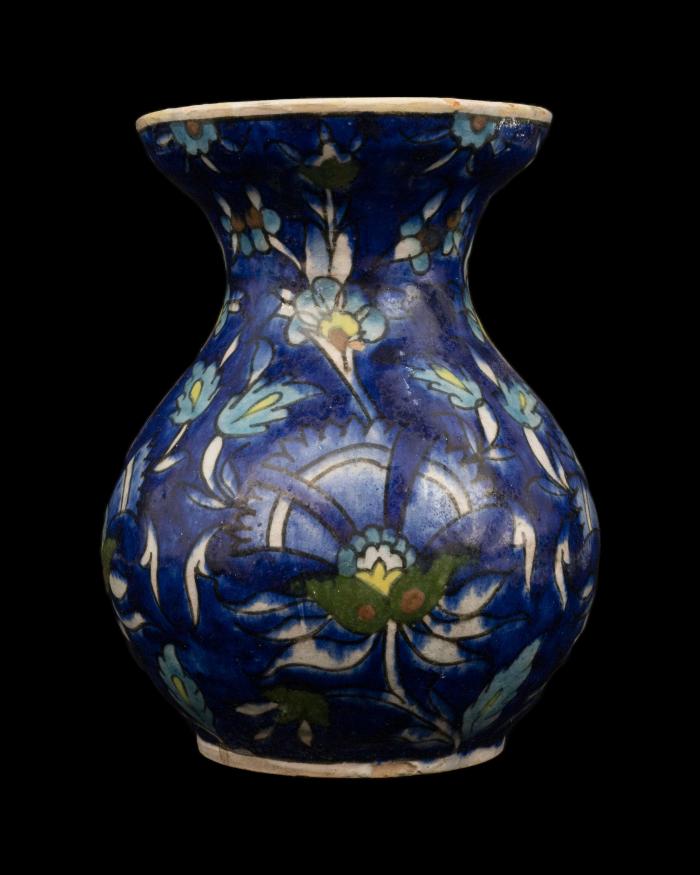 Armenian ceramic vase produced by the Dome of the Rock Tile Workshop , Jerusalem, 1919-1948