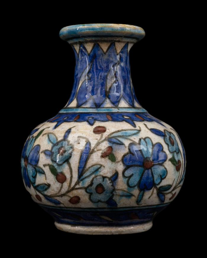 Armenian ceramic vase produced by the Joint Workshop, Jerusalem, 1921-1948