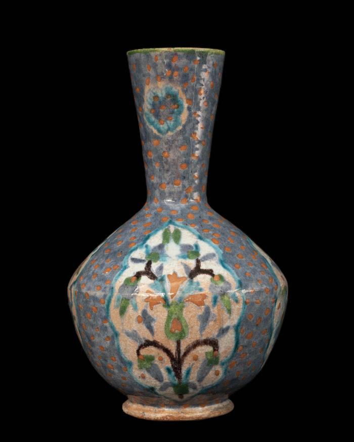 Armenian ceramic vase produced by the Dome of the Rock Tile Workshop , Jerusalem, 1919-1948