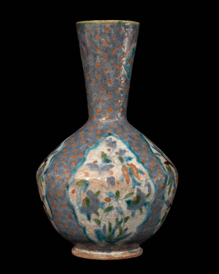 Armenian ceramic vase produced by the Dome of the Rock Tile Workshop , Jerusalem, 1919-1948