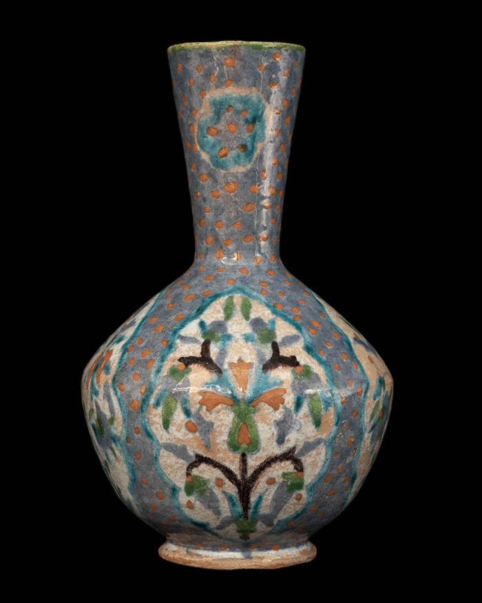 Armenian ceramic vase produced by the Dome of the Rock Tile Workshop , Jerusalem, 1919-1948