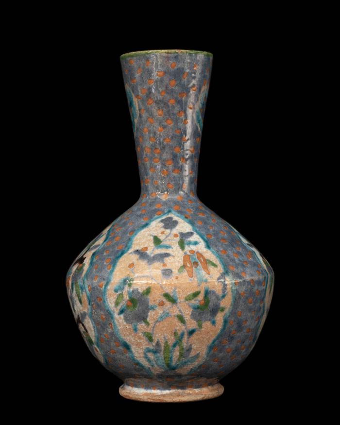 Armenian ceramic vase produced by the Dome of the Rock Tile Workshop , Jerusalem, 1919-1948