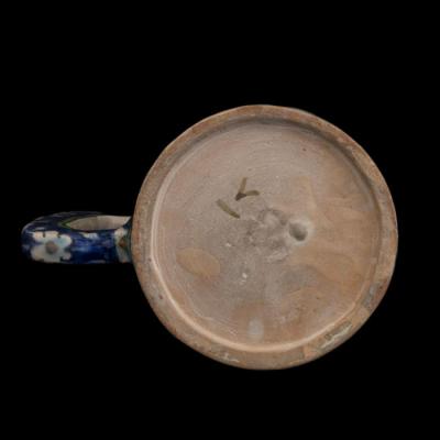 Armenian ceramics cup produced by the Tiles of the Dome of the Rock Workshop, Jerusalem,1919 - 1948