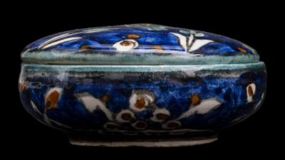 Armenian ceramics serving bowl production of Joint Workshop - Jerusalem, 1921–1948