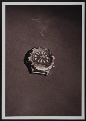 The Wristwatch of Shaheed Alaa Nassar displayed at the 