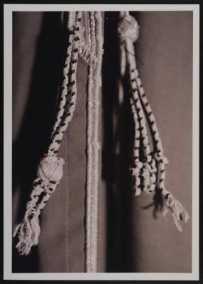 Part of Abaya of Shaheed Abdelaziz Abu Sneineh - '100 Shaheeds - 100 Lives' Exhibition, Feb 2001