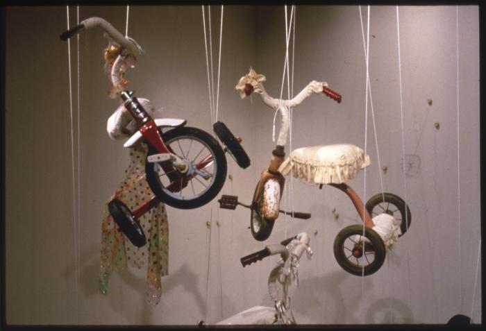 "Dancing Girls' is an artwork by the artist Mary Tuma, 1999