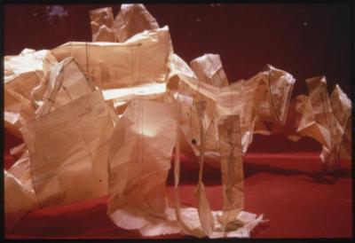 "Reclining Woman: Constructed" an artwork by artist Mary Tuma, 1990s