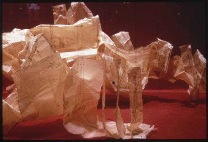 "Reclining Woman: Constructed" an artwork by artist Mary Tuma, 1990s