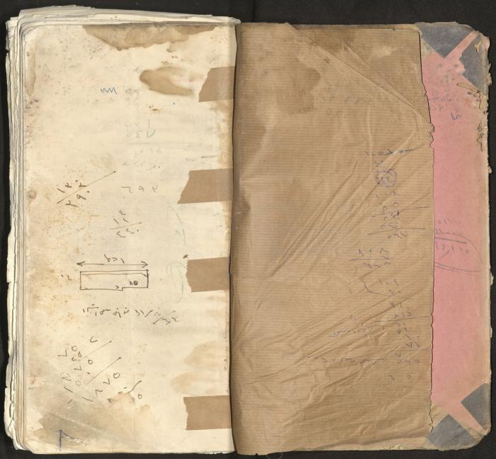 An account book belonging to The Aslan Tile Factory, Nablus, 1961-1969 