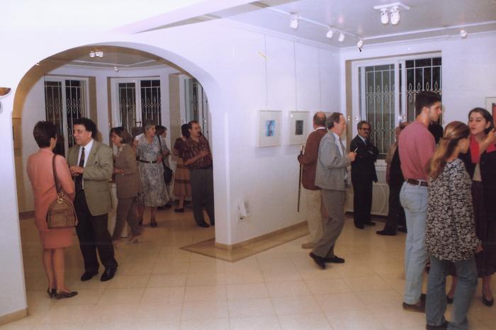 Opening of Artist Kamal Boullata's Exhibition, Damascus, 1994