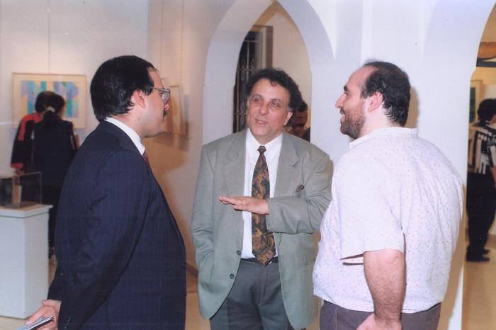 Opening of Artist Kamal Boullata's Exhibition, Damascus, 1994