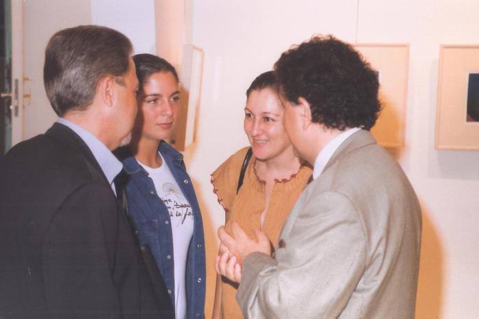 Opening of Artist Kamal Boullata's Exhibition, Damascus, 1994
