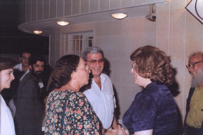 Opening of Artist Kamal Boullata's Exhibition, Damascus, 1994