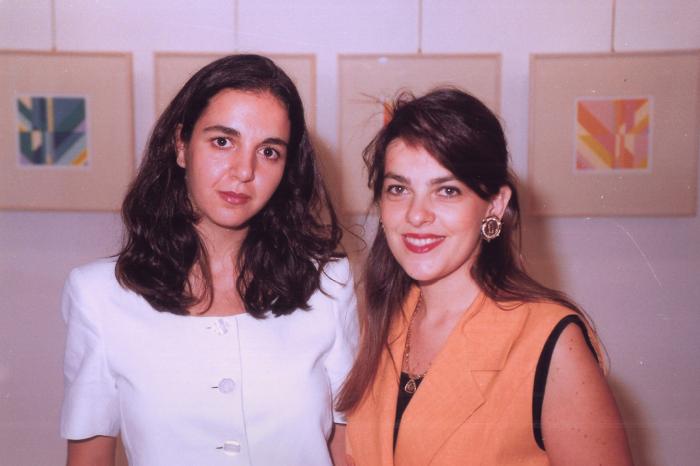 Opening of Artist Kamal Boullata's Exhibition, Damascus, 1994