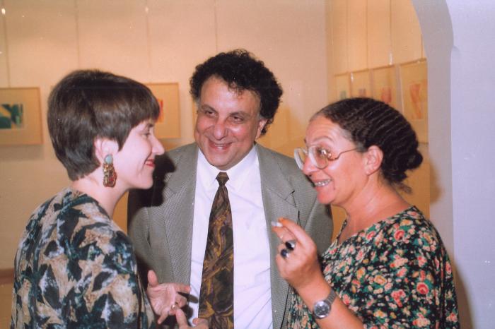 Opening of Artist Kamal Boullata's Exhibition, Damascus, 1994