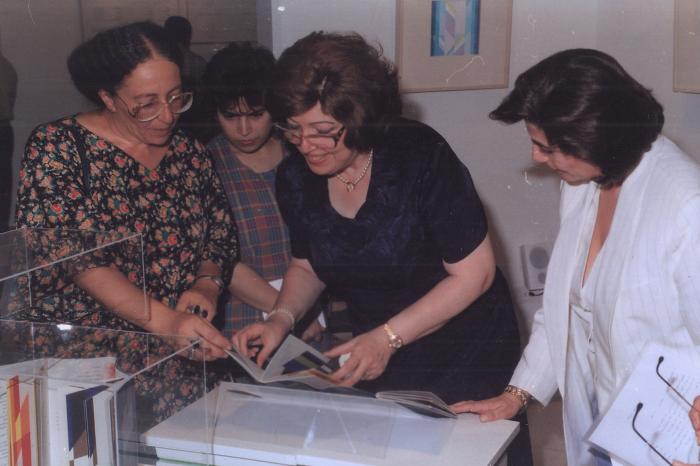 Opening of Artist Kamal Boullata's Exhibition, Damascus, 1994