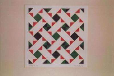 Artwork by Artist Kamal Boullata, Damascus, 1994
